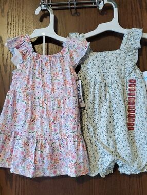 Carters Brand 18 Month Dress And Romper